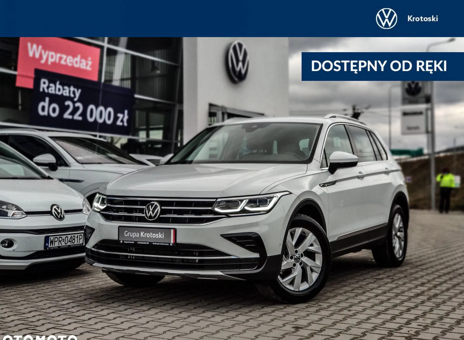 volkswagen tiguan Volkswagen Tiguan cena 161700 przebieg: 1, rok produkcji 2024 z Poddębice